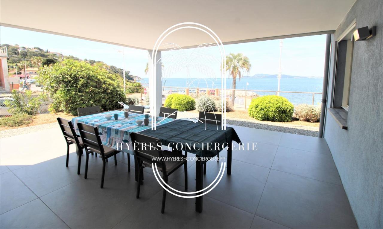 Villa Antoine Appartement Rdj Vue Mer Clim Wifi Parking Plage 50M La Garonne Льо Праде Екстериор снимка
