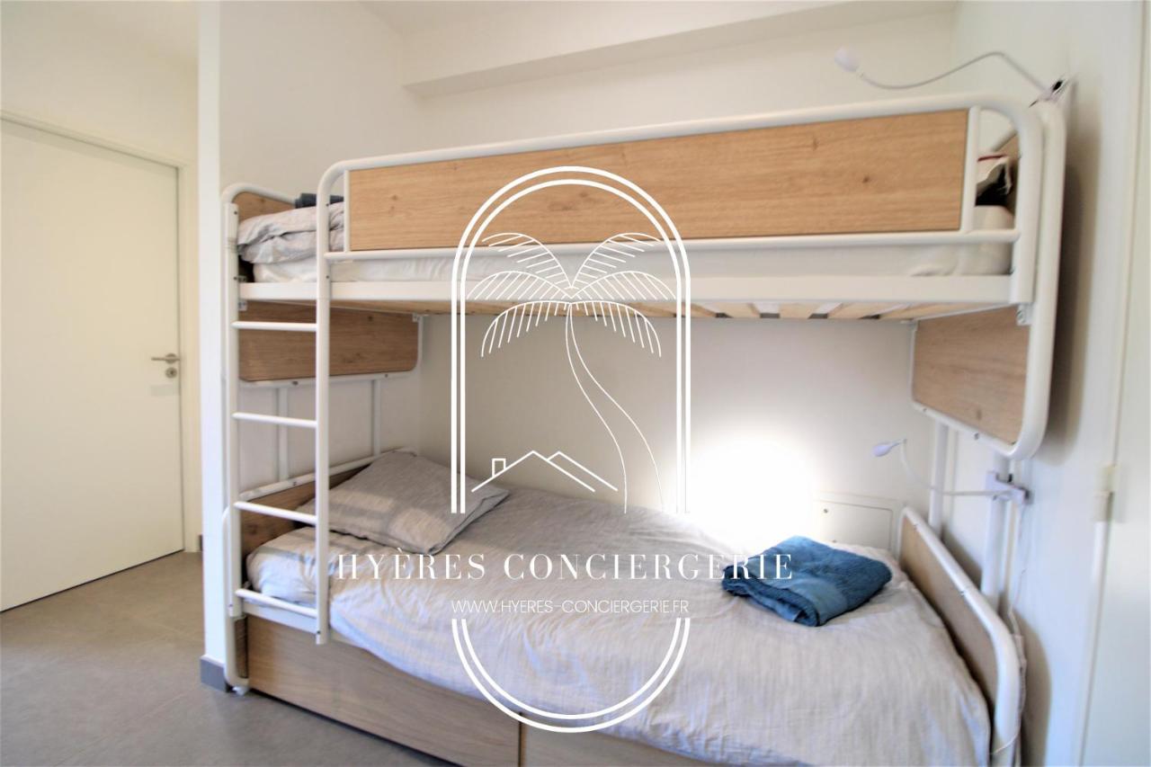 Villa Antoine Appartement Rdj Vue Mer Clim Wifi Parking Plage 50M La Garonne Льо Праде Екстериор снимка
