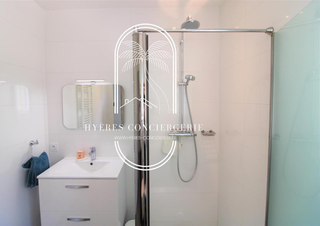 Villa Antoine Appartement Rdj Vue Mer Clim Wifi Parking Plage 50M La Garonne Льо Праде Екстериор снимка