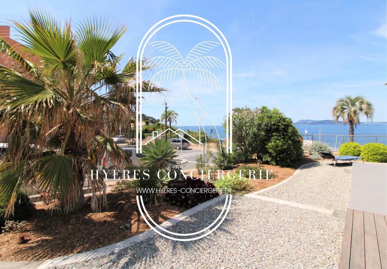 Villa Antoine Appartement Rdj Vue Mer Clim Wifi Parking Plage 50M La Garonne Льо Праде Екстериор снимка