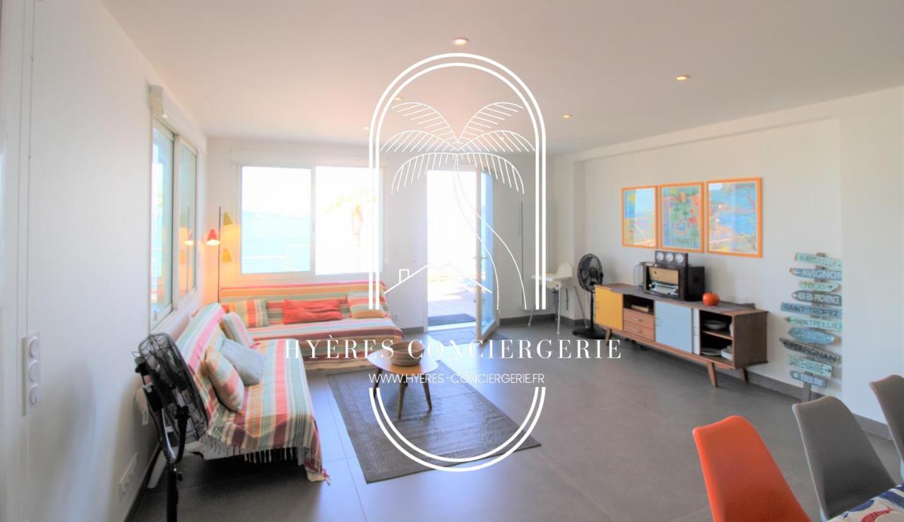 Villa Antoine Appartement Rdj Vue Mer Clim Wifi Parking Plage 50M La Garonne Льо Праде Екстериор снимка