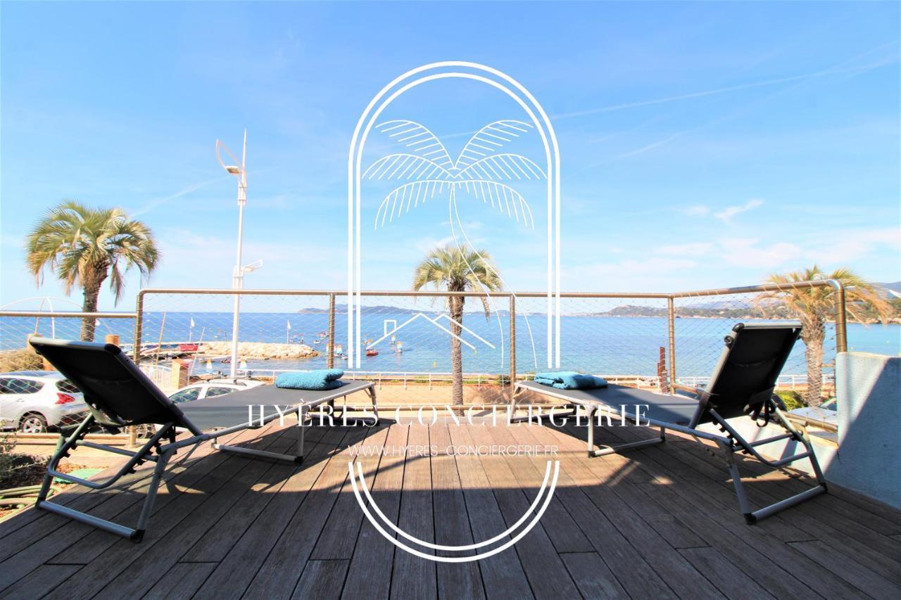 Villa Antoine Appartement Rdj Vue Mer Clim Wifi Parking Plage 50M La Garonne Льо Праде Екстериор снимка