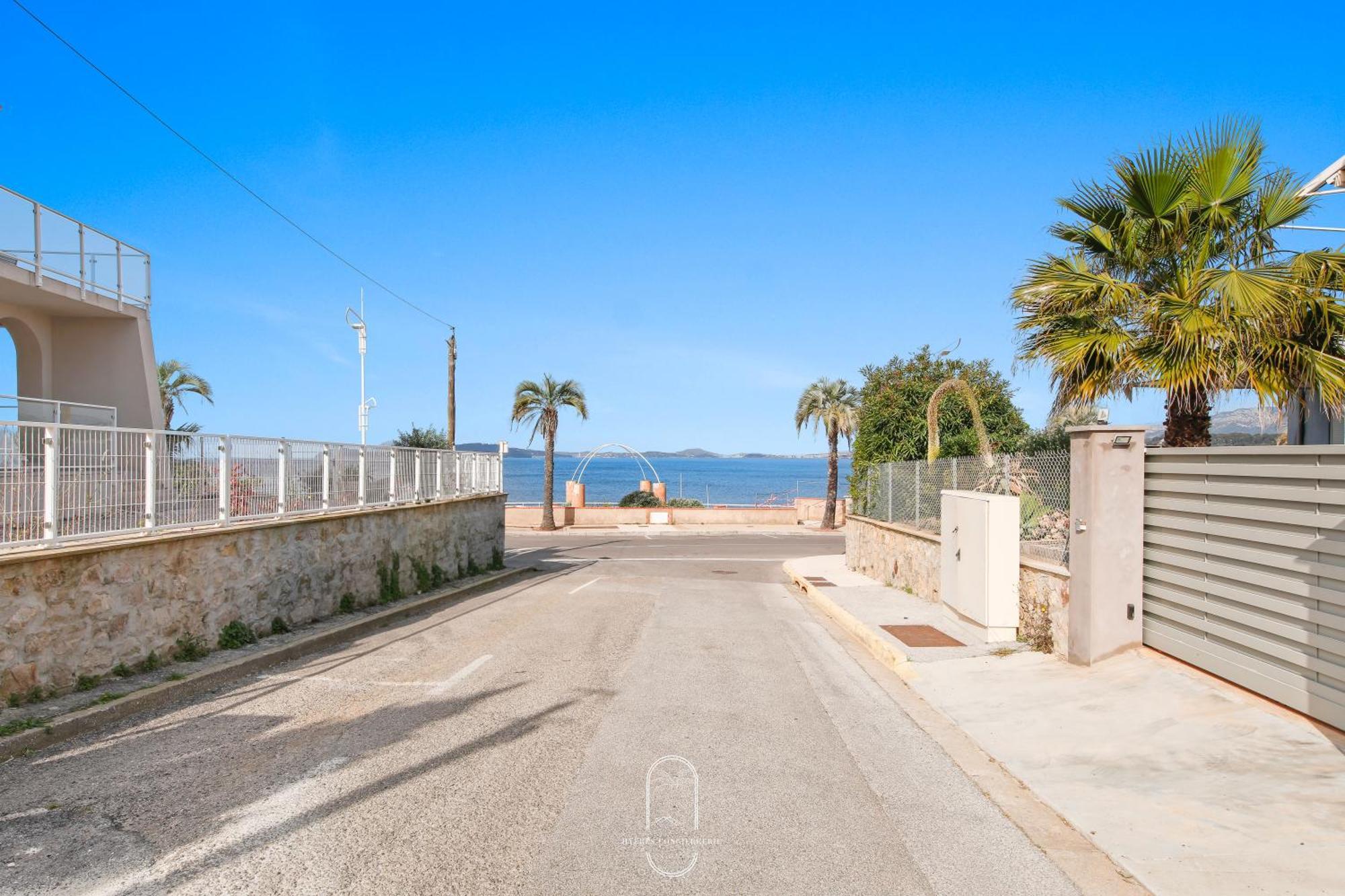 Villa Antoine Appartement Rdj Vue Mer Clim Wifi Parking Plage 50M La Garonne Льо Праде Екстериор снимка