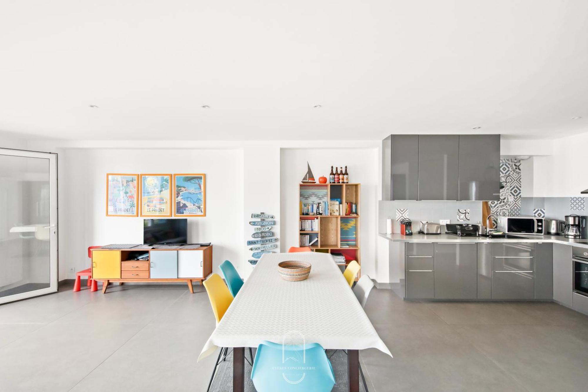 Villa Antoine Appartement Rdj Vue Mer Clim Wifi Parking Plage 50M La Garonne Льо Праде Екстериор снимка