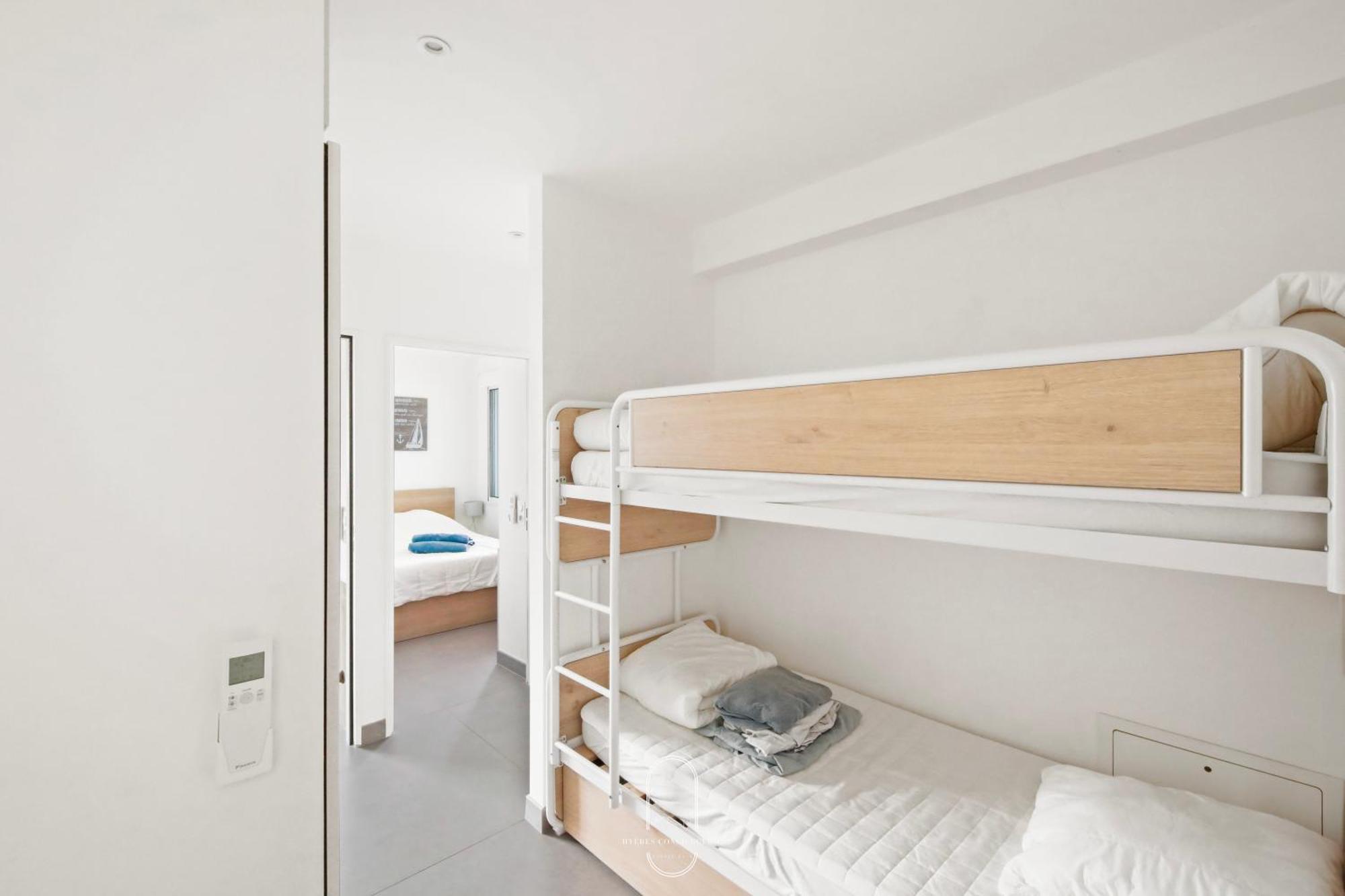 Villa Antoine Appartement Rdj Vue Mer Clim Wifi Parking Plage 50M La Garonne Льо Праде Екстериор снимка